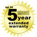 5 year Warranty